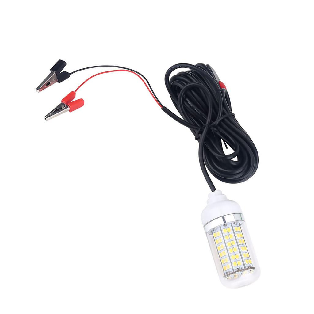 12V Utomhus LED Nedsänkbar Undervattens Nattfiskelampa (Gul)