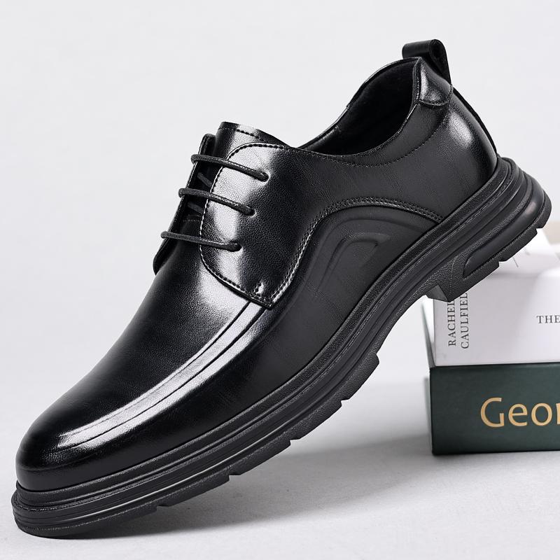 

Мужские туфли-оксфорды, кроссовки, мужская обувь из натуральной кожи, повседневная прогулочная обувь на шнуровке, мужская уличная обувь для инструментов, мужская обувь 38 чёрный