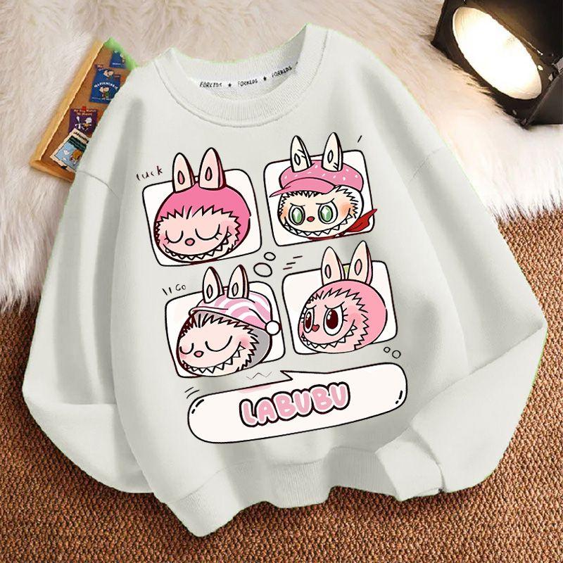

Children s Casual Round-neck Hoodies, Cute Long-sleeved Hoodies for Boys and Girls in Spring and Autumn 110