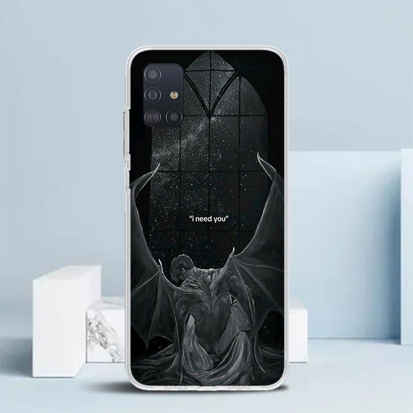 A Court Of Mist And Fury Soft Cover for Samsung Galaxy A12 A22 A32 A52 A72 A02S Phone Case Note 20 Ultra 10 S10 Plus A51 A71 A50