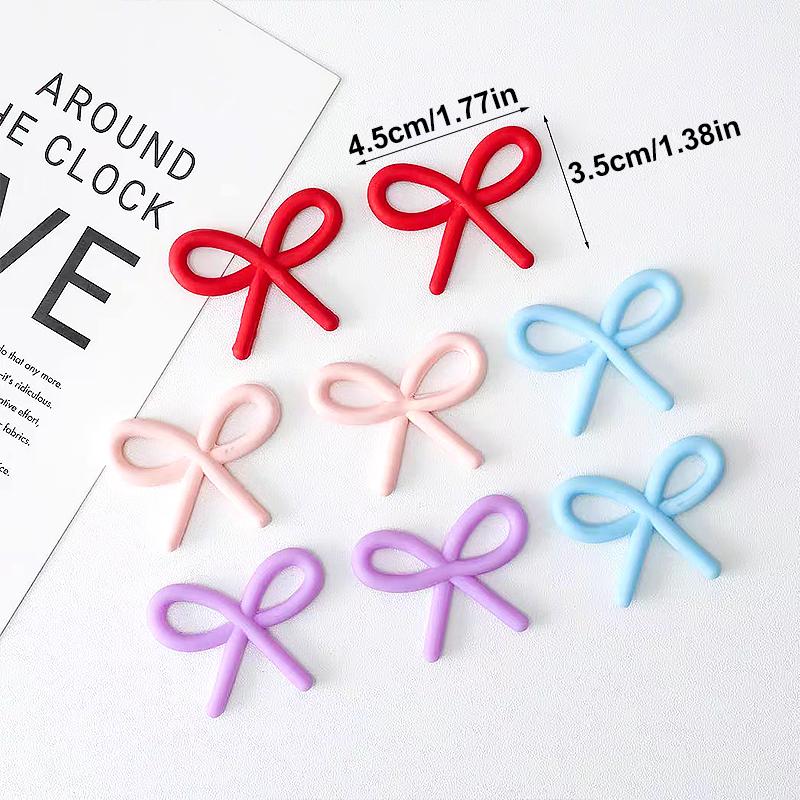 8pcs Soft Strips Colorful Party Plugin Ornament Dopamine Plastic Ornament Party Supplies Cake Topper Decorations Ins 4.5x3.5cm