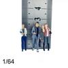 3Pcs 1/64 People Figures, Businessman and Secretary Figures for Diorama Miniature Scene Decor