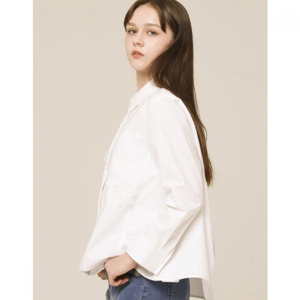 Son Jung Wan Flower Lace Embroidery Shirt Zdr6161150