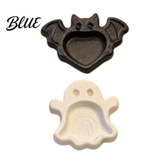 3D Printed Miniature Models Bat Ghost Tray for Dollhouse Halloween Diorama Props Ornaments Tabletop Decor Accessories Blind Box Scene Fairy
