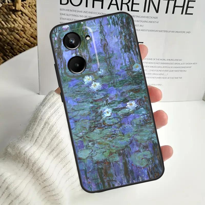 Claude Monet Art Painting Case For Realme C67 C55 C53 C51 C35 C33 C31 C30 C25s C21Y GT Neo 5 GT5 9 10 11 12 Pro Plus