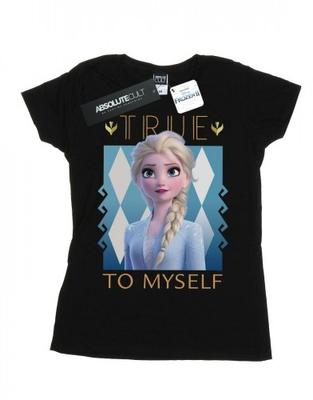 Camiseta feminina de algodão Frozen 2 Elsa True To Myself
