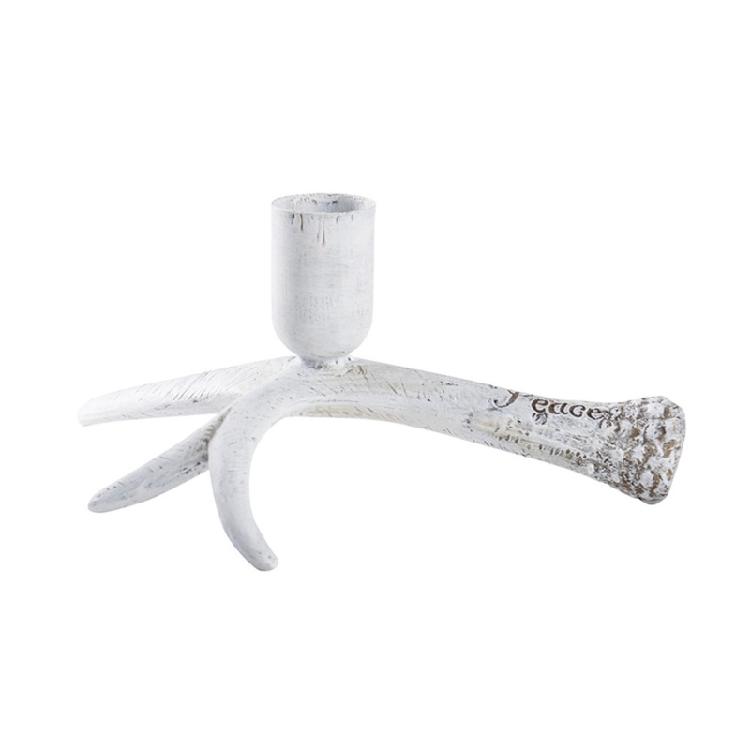 Resins Deer Antler Shape Candle Holder Elegant Pillar Candlestick for Wedding Christmas Table Centerpieces Candle Stand