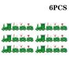 1-10PCS Small Christmas Train Decoration Cute Mini Ornament for Holiday Cake Topper Party Display and Festive Children Gift