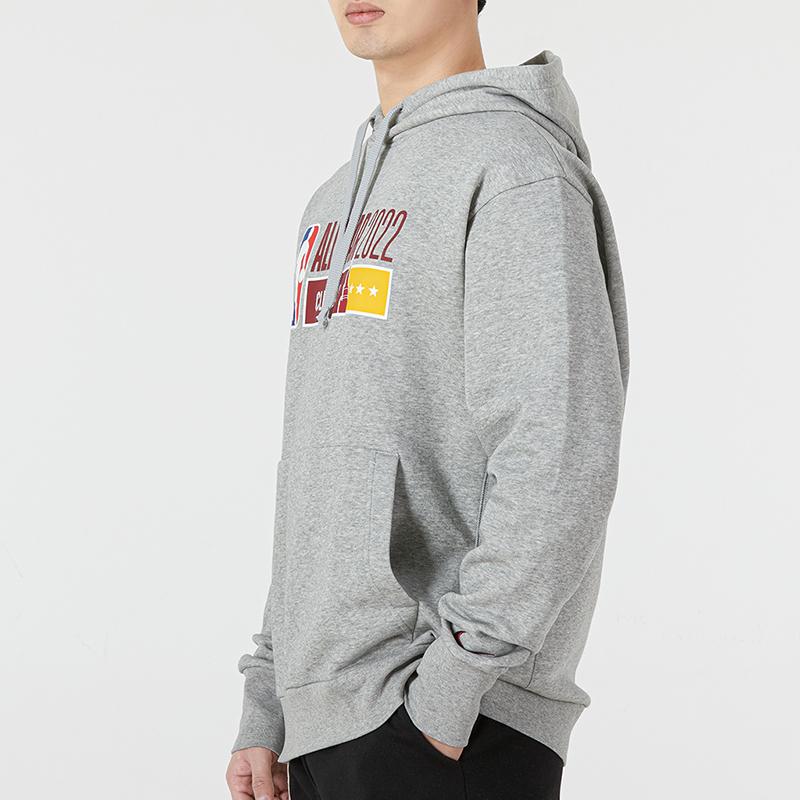 New Nike X NBA Sweatshirts Men Gray DH9529-063