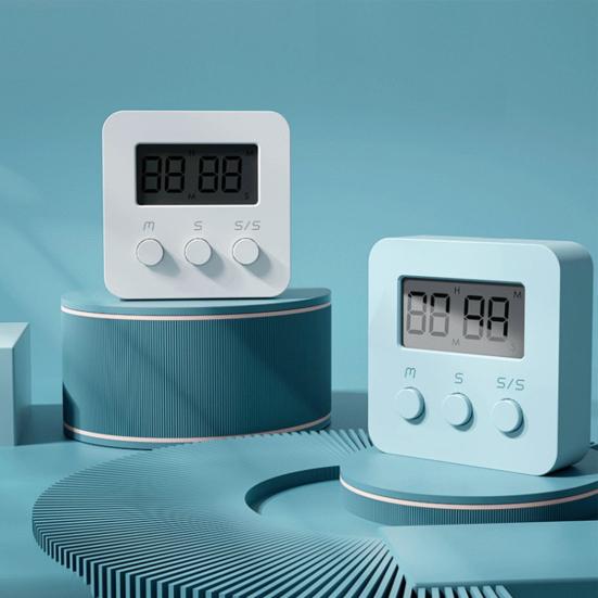 Timer Loud Sound Magnetic Back ABS Resin Nordic Style Digits Alarm