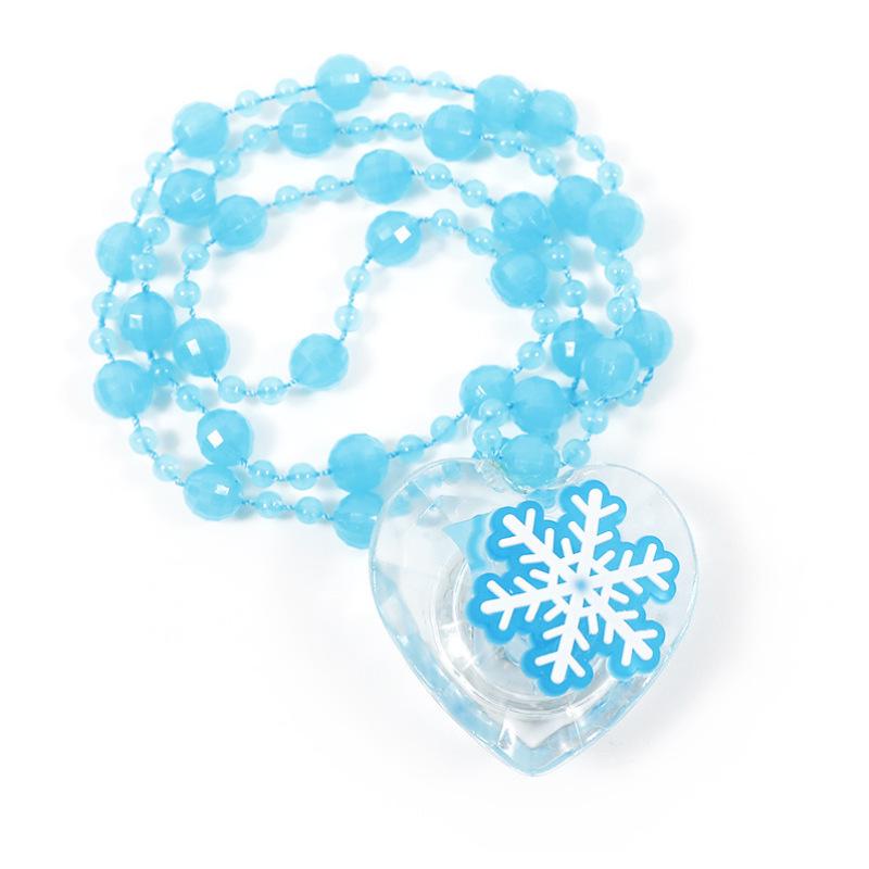 Luminous Glow-in-the-Dark Princess Pendant Necklace for Kids