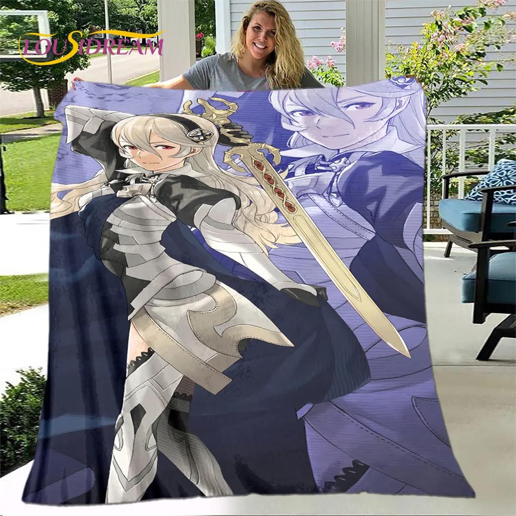 Game Fire Emblem Series Gamer Soft Plush Blanket,Flannel Blanket Throw Blanket for Living Room Bedroom Bed Sofa Picnic Cover Kid