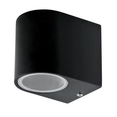 Outdoor Garden Wall Lamp Boston 1xgu10 Ip44 Black Goldlux
