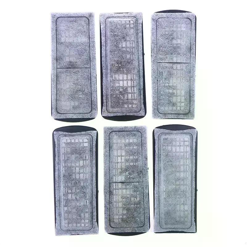 6Pcs Aquarium Filter Cotton Replacement Wall‑Mounted Filter Accessory For Fish Tanks Aquarium Carbon Filter Cotton Fish Filter