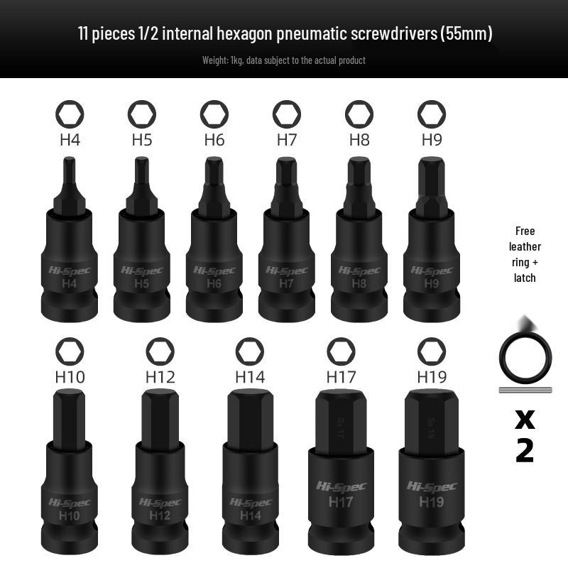 Hexagonal S2 Electric Impact Wrench Screwdriver Bit