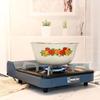 Vintage Floral Enamel Bowls  Sturdy Round Freshness Preservation Bowl for Fruits, Vegetables, Salads, and Dry Food