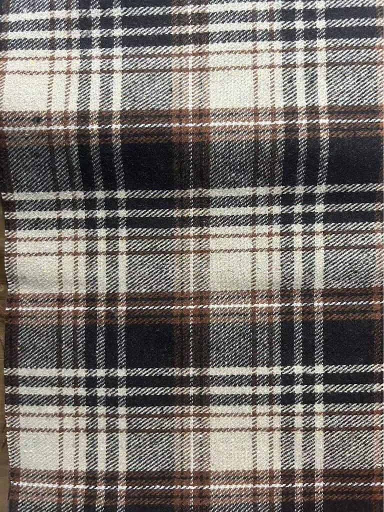 Camisa de Manga Larga a Cuadros Retro Oversize para Mujer