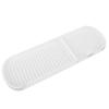 Counter Silicone Drainage Tray Food Grade Skid Resistance Frosted Bottom Silicone Dish Drying Mat for Bathroom