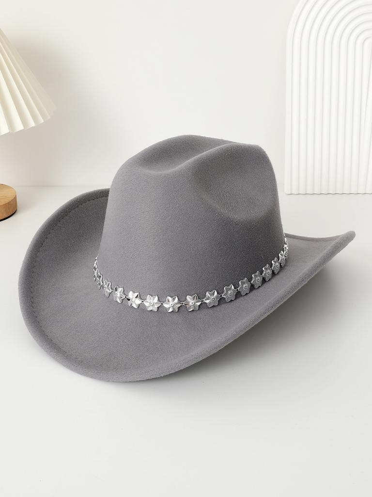 Western cowboy top hat felt hat Tibetan top hat three-dimensional pattern accessories jazz hat new woolen hat