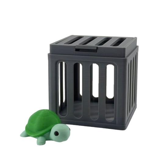 

Набор игрушек для ныряния в бассейн с тонущими клетками и животными, игра «Подводное спасение» для детей, веселые водные игры, летний подарок для мальчиков и девочек Tortoise