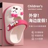 Cute children's slippers for girls, new summer model, non-slip and waterproof Mary Jane shoes for toddlers and young children