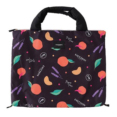 Blühende FAUCHON Leichte Tasche, Zusatztasche, Bonjour Paris (Schwarz) 001240-0002-01