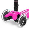Maxi Micro Foldable Deluxe LED Maxi Micro Foldable Deluxe LED Kickboard Children Shocking Pink [Official Shop]