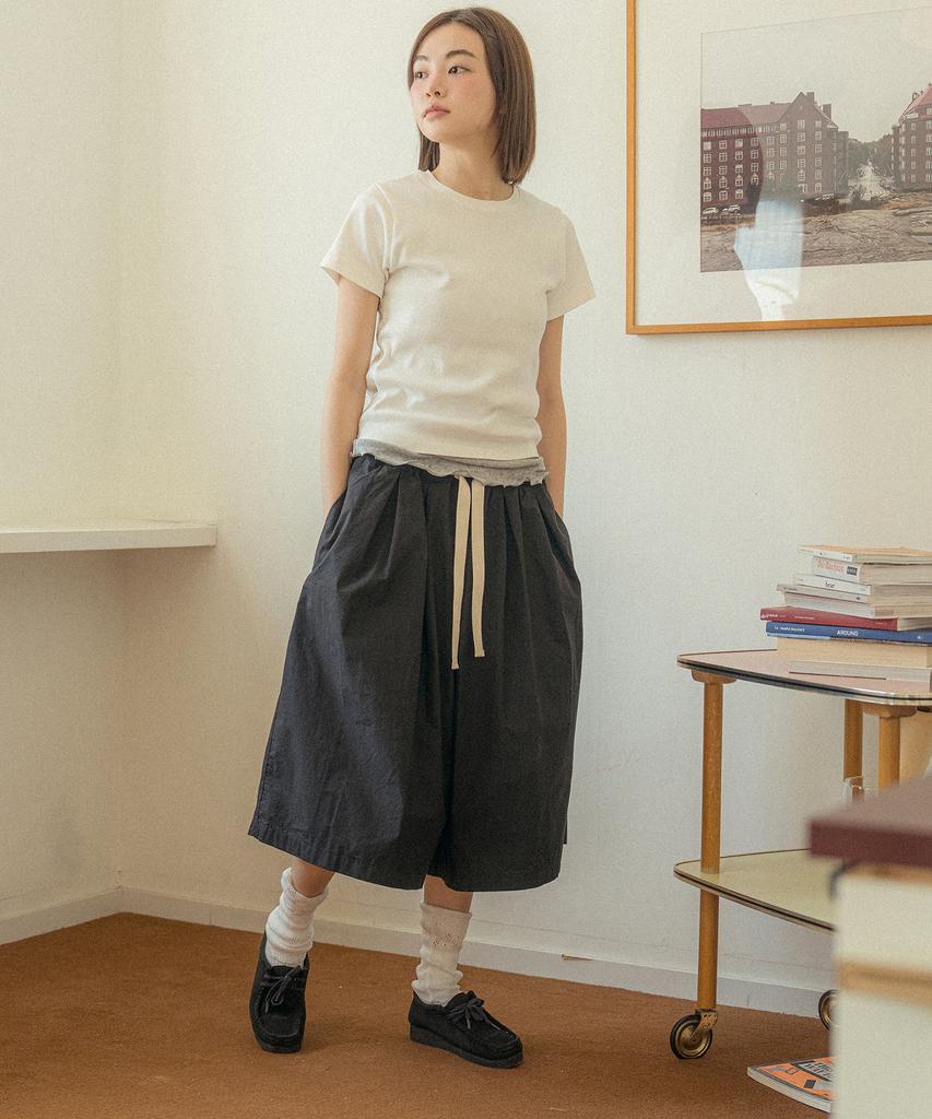 COTTON BELL Daily Fit T-Shirt - Milk White