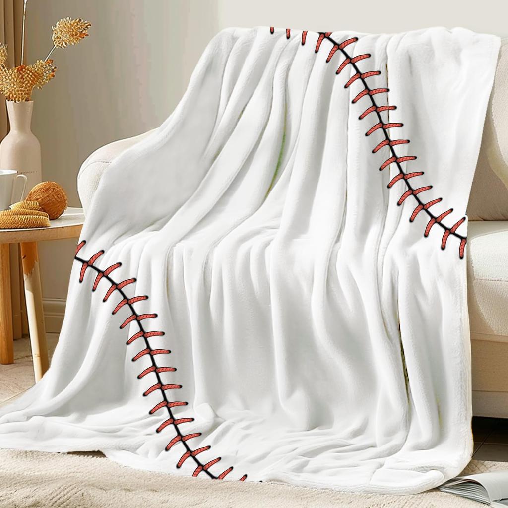 Softball Blanket, Fashion Softball Gifts for Girls Boys Teenagers, Super Soft Warm and Comfortable Throw Blanket for All Season