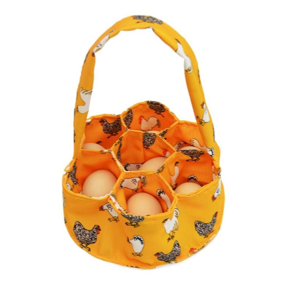 Portable Eggs Gathering Bags Soft Easter Egg Collector Funny Eggs Collecting Basket  Garden