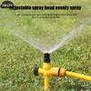 1PCS Automatic Barb Rocker Impact Sprinkler 360° Rotation Automatic Garden Sprinkler - Perfect For Lawns,Farms,And Greenhouses