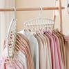 Space Saving Hangers for Closet Organizers and Storage, Heavy Duty Plastic Clothes Hanger for Shirt Sweater, Collapsible Hanger