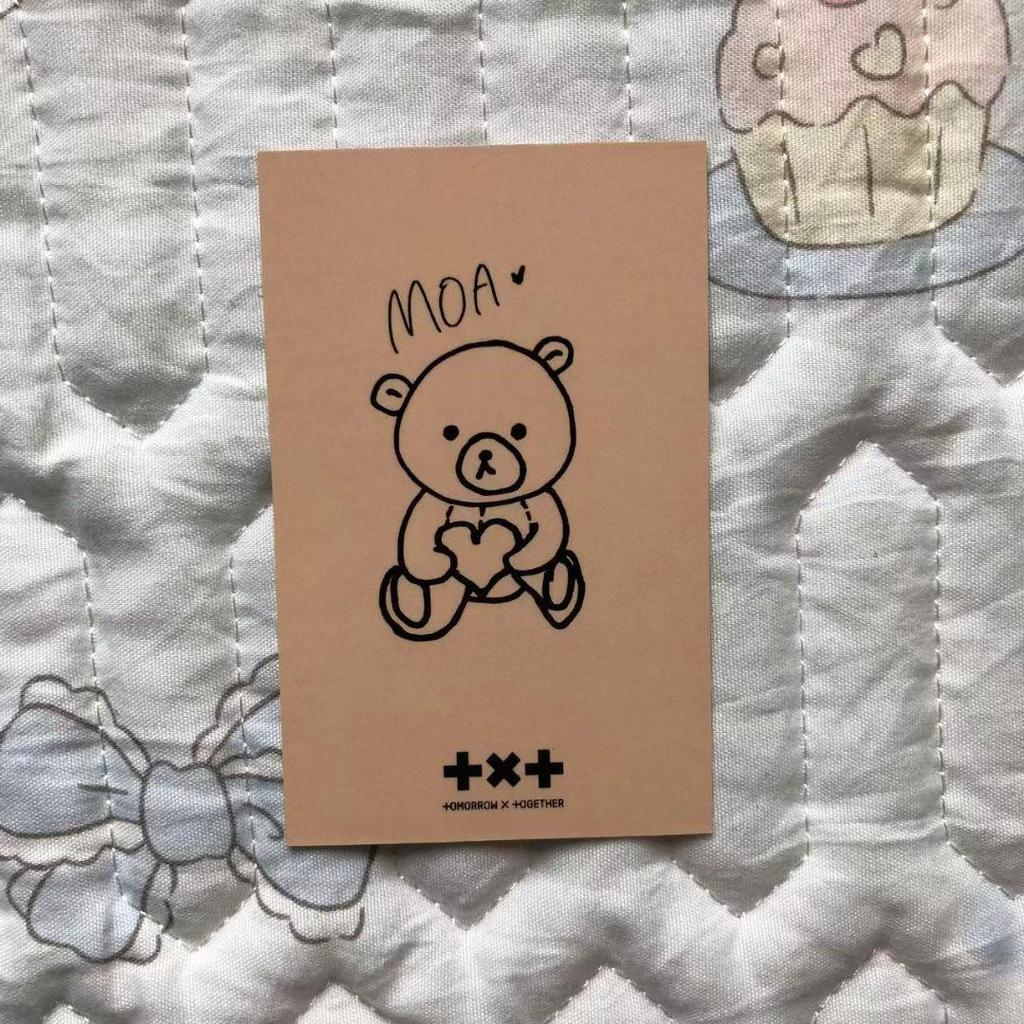 [USED] TXT 2022 SBS Gayo Daejun Korea Limited Edition Sanok Trading Card Beomgyu