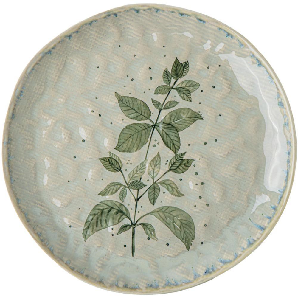 Round Ceramic Dinner Plates Microwave Safe Dessert Plate Cake Plate Pasta Plate Dinner Party