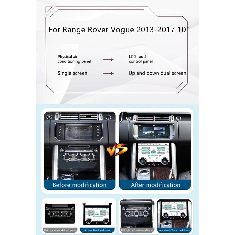 10 " Car Touchscreen AC a/C Control Panel For Range Rover Vogue L405 2013 - 2017