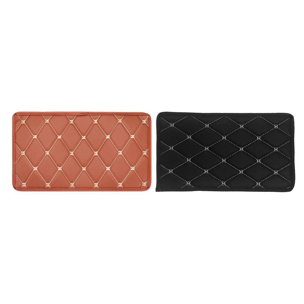 Leather Cars Armrest Covers, Auto Arm Rest Storage Carpet Protectors Pad, Car Styling