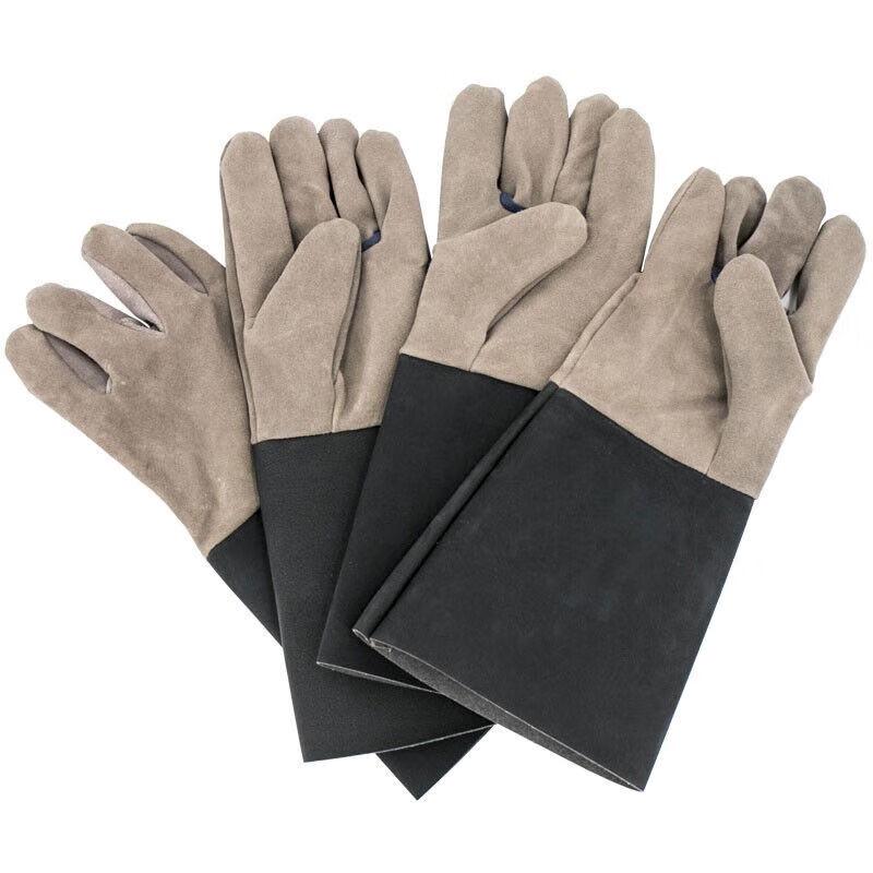 BYC-97 Cowhide Heat-Insulated Extended Welding Gloves