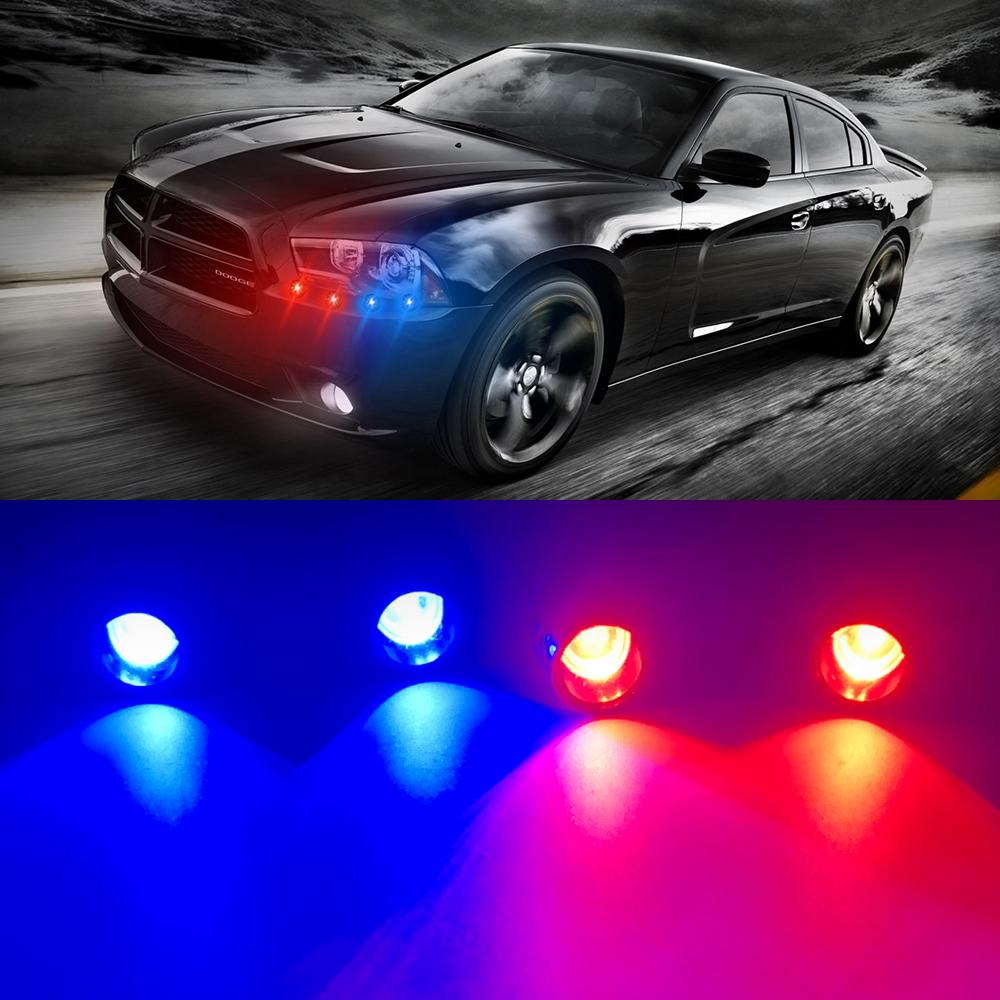 4 In 1 Led Eagle Eye Flashing Warning Light With Remote Control Car Lights Strobe Signal Lamp Drl Daytime COB Hawkeye Lights 12V