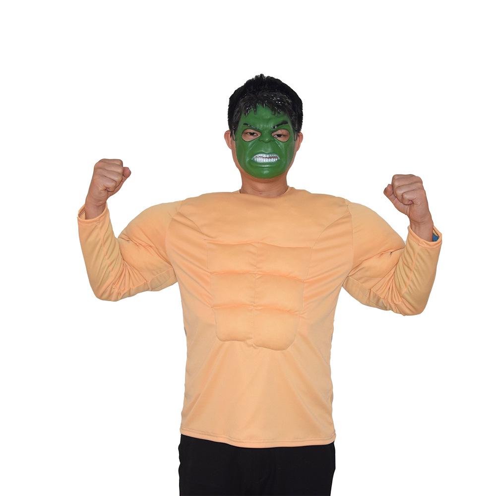 Children's Fake Muscle Top Men's Role-Playing Costume – Adult Abdominal Muscle Performance Outfit