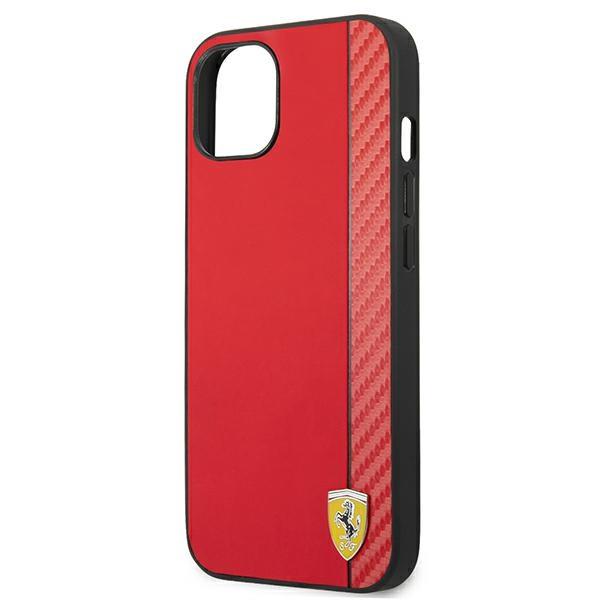 Ferrari Fesaxhcp13Sre Iphone 13 Mini5,4 Czerwony/Red Hardcase On Track Carbon Stripe