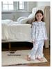 86010 Mädchen Spitzen-Pyjama-Set - Frühjahrs-Kollektion 2026 Klasse A Reiner Baumwollstoff