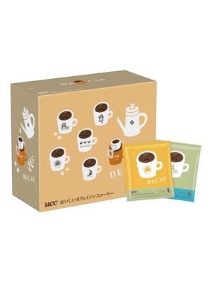 UCC Oishii Decaffeinated Hand Drip Coffee 50 Cups Regular