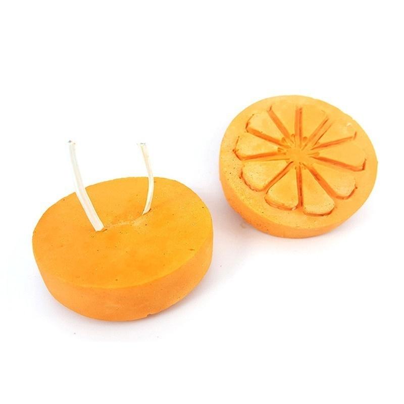 Small Pet Animal Mini Laa Calcium Corn/Cheese/Orange Shape Teeth Grinding Molar Stone Chew Toy for D
