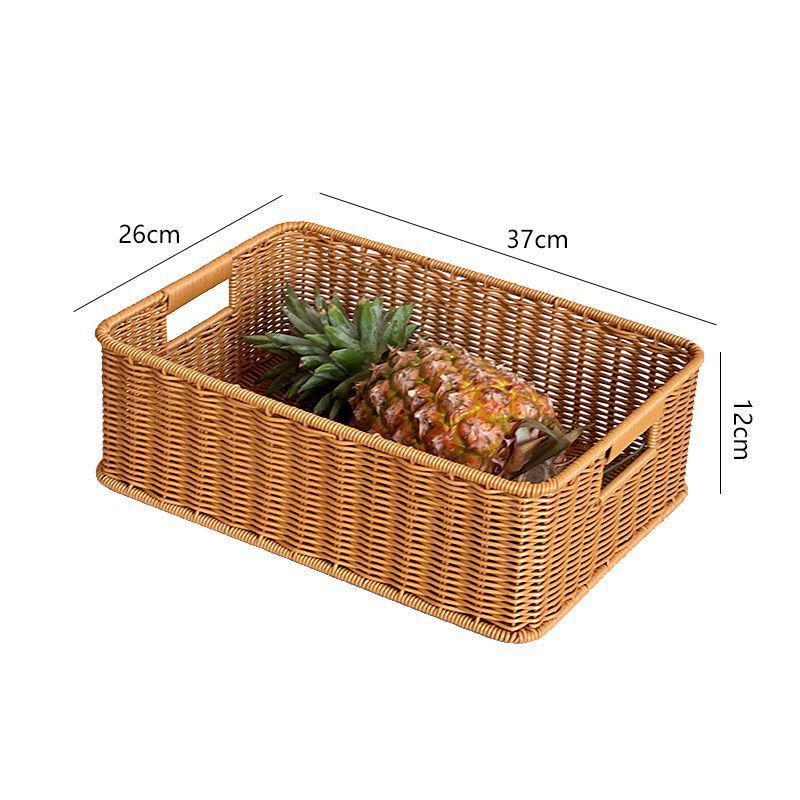 Geflochtener Kunst rattan Aufbewahrungskorb für TV-Schrank oder Supermarkt-Display