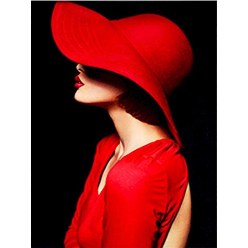 Pictură cu diamante 5d, mozaic sexy, broderie cu diamante, picturi de perete, imagini de accident, negru și roșu