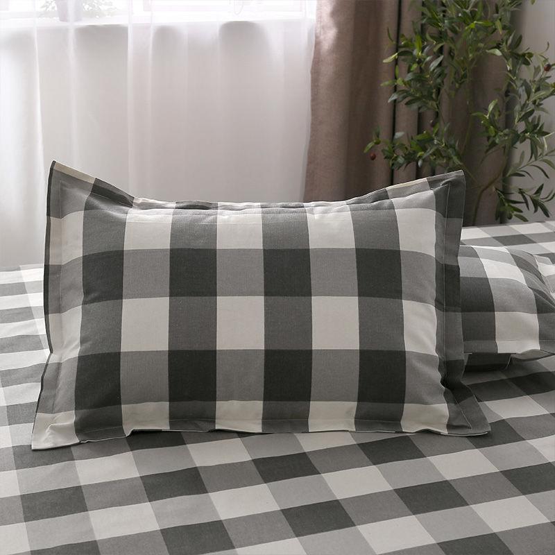 48cmx74cm Pillowcase Pure Cotton Pillow Case One Pair Pack Thicken Encryption Breathable Sweat-absorbent Pillow Cover