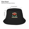 Plant Powered Vegan Retro Bucket Hat Hood Brand Man Cap Derby Hat Western Hat Women's 2024 Men's