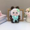 Cute Long-Eared Rabbit Doll with Bow Tie - Cat Girl Silicone Keychain Pendant Gift