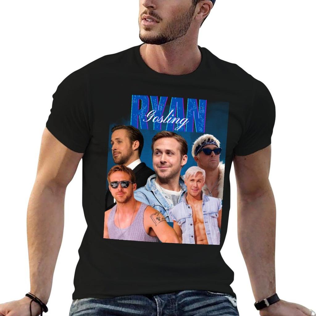 I Love Ryan Gosling TShirt Basic Casual Short Sleeve Cotton Shirt