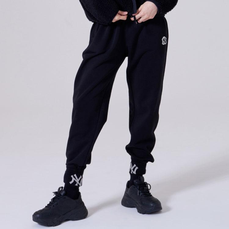 New MLB Knitted Sports Pants Unisex Black 3APT00114-50BKS